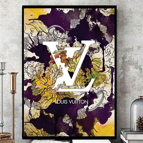 louis vuitton art print